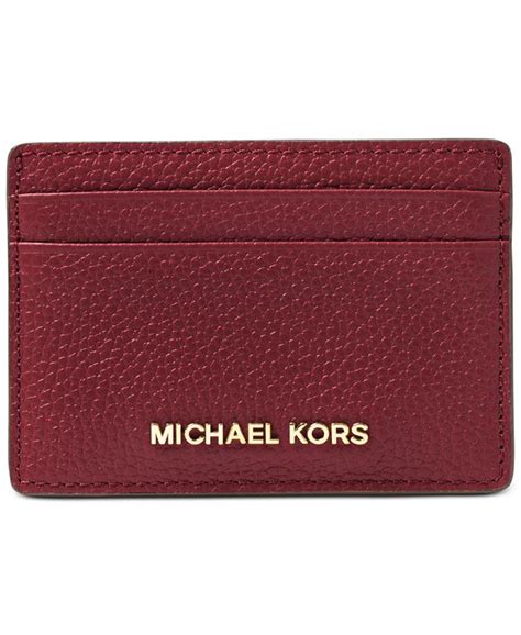 michael kors card holder miranda|Miranda Leather Card Holder .